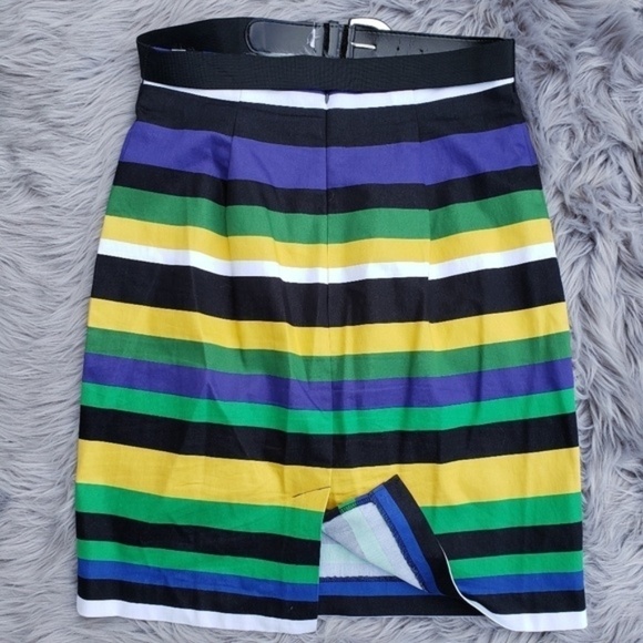 Worthington Striped Multicolor Pencil Skirt 12 - Picture 2 of 4